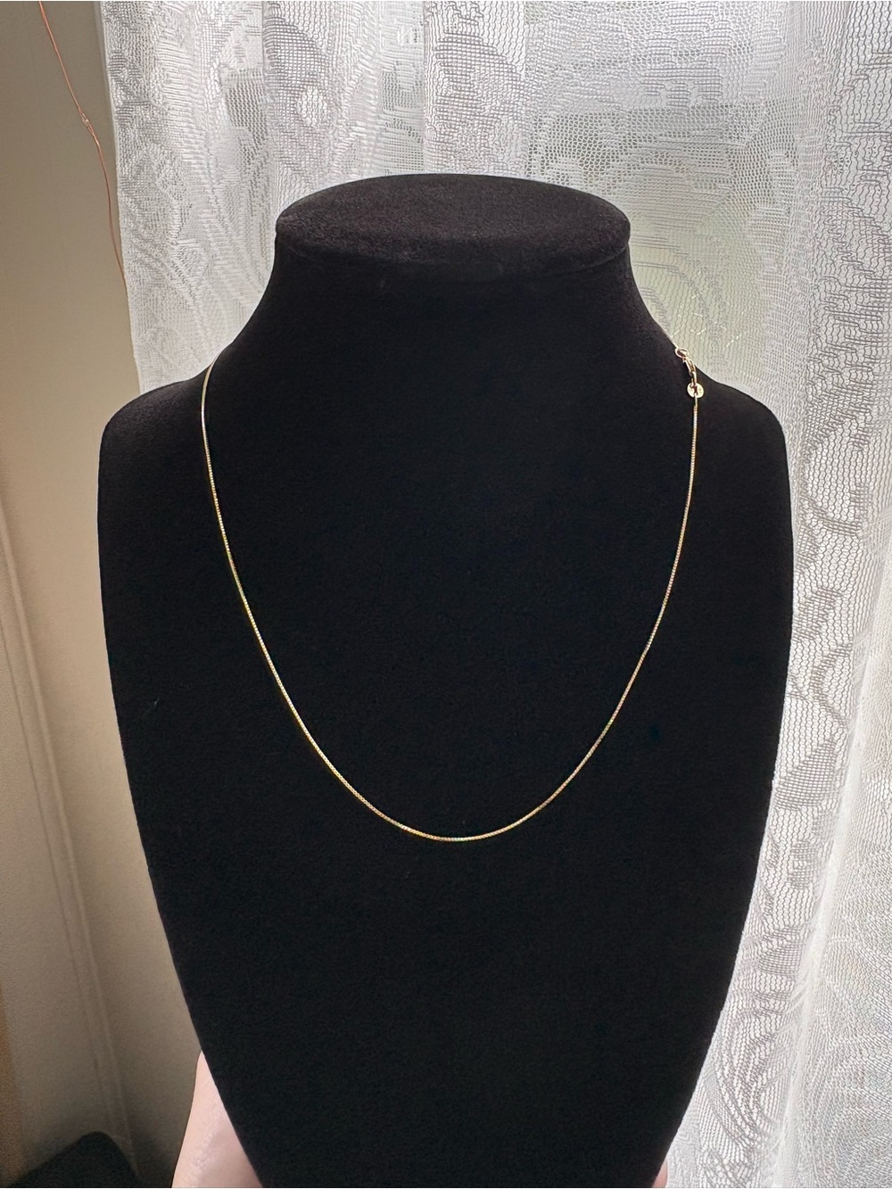 Classic 14K Gold 16” Box Chain Necklace